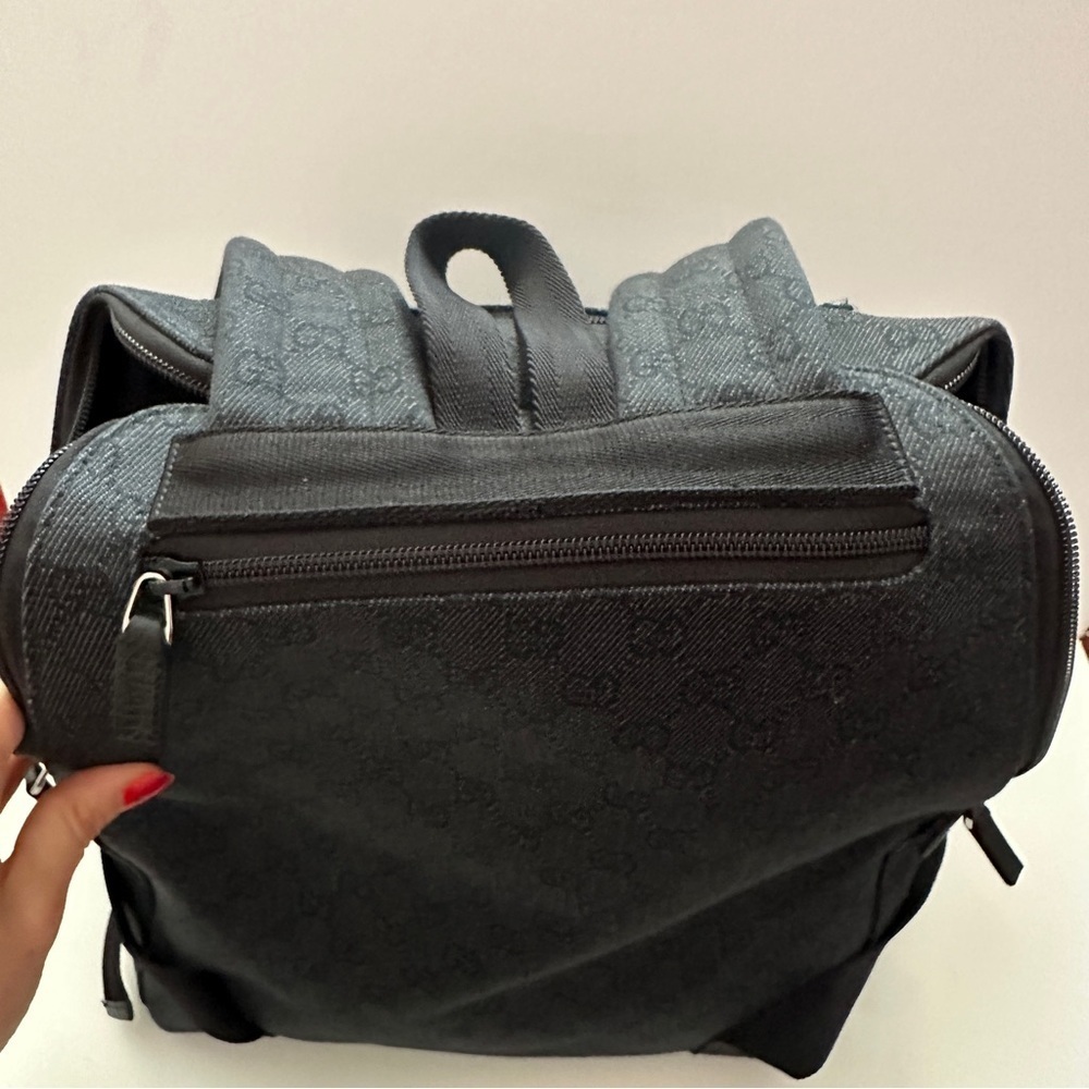 BRAND NEW Gucci GG Black Canvas Men’s Backpack Large - Picture 11 of 13